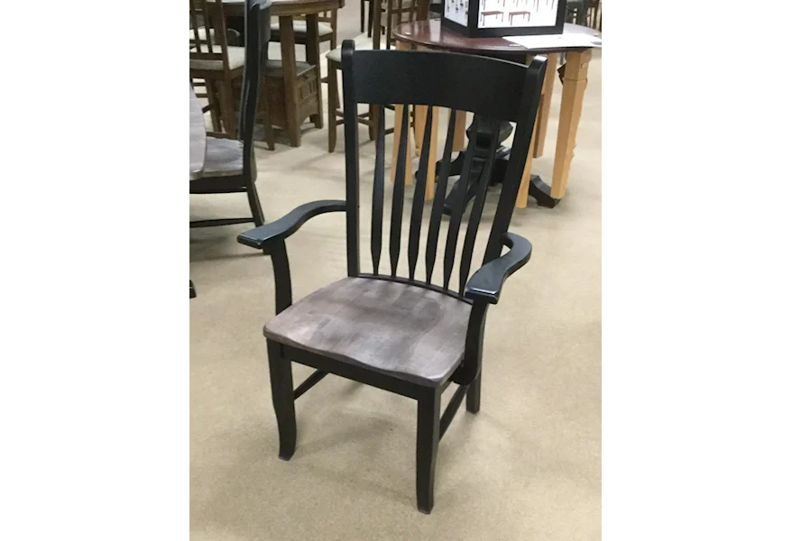 Chairs and Barstools Buckeye Arm Chair by Daniel's Amish at VanDrie Home Furnishings