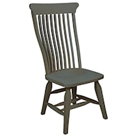 Old Country Solid Wood Side Chair