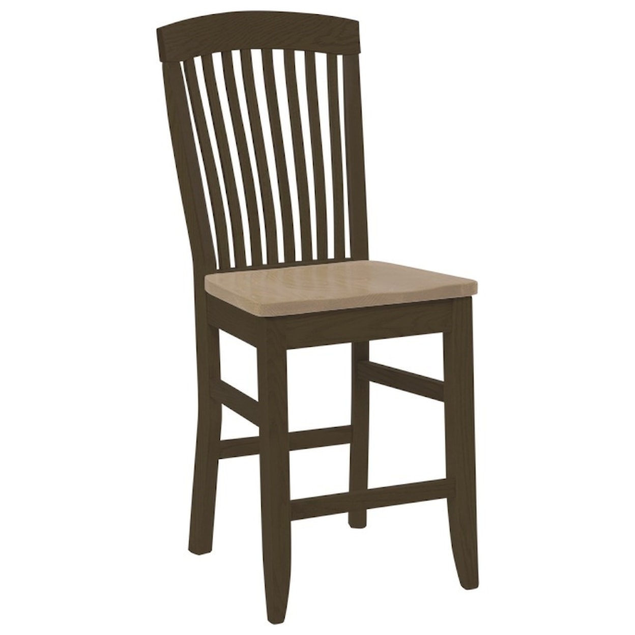 Daniel's Amish Chairs and Barstools Empire Stationary Counter Chair