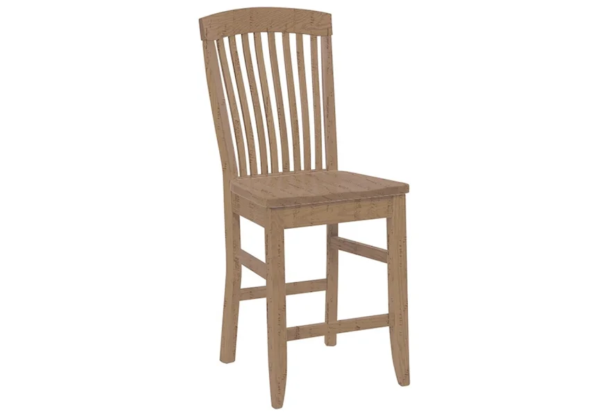 Chairs and Barstools Empire Stationary Counter Chair by Daniel's Amish at Gill Brothers Furniture
