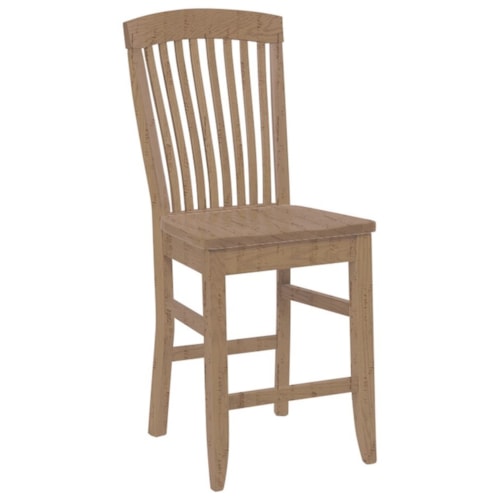 Customizable Empire Stationary Counter Chair