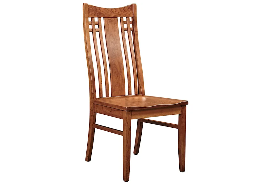 Chairs and Barstools Peoria Side Chair by Daniel's Amish at Gill Brothers Furniture & Mattress