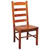 Daniel's Amish Chairs and Barstools Ladder Back Side Chair