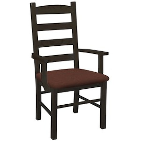 Ladder Back Arm Chair