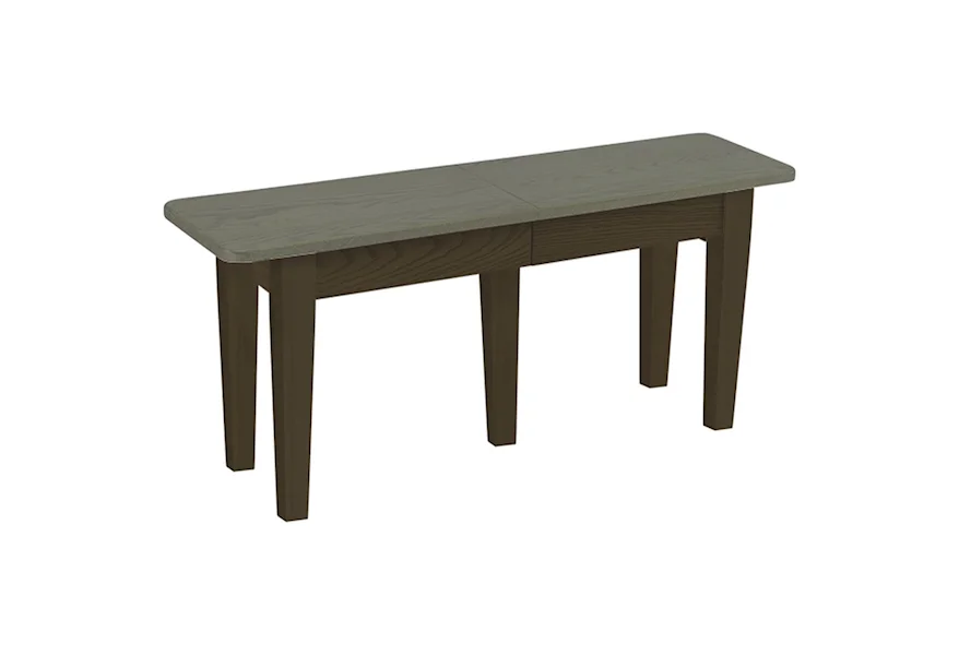 Chairs and Barstools Extendable Dining Bench by Daniel's Amish at Gill Brothers Furniture