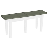 Extendable Dining Bench with 3 12" Leaves