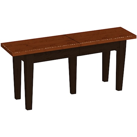 Solid Top Extendable Bench