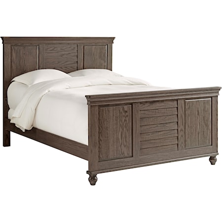 Queen Bed with Standard Height Footboard