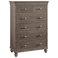 Traditional 6 Drawer Chest