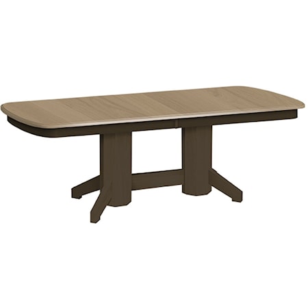 Double Pedestal Table