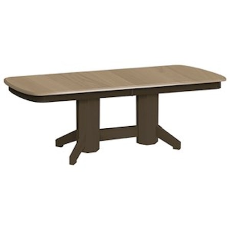 Double Pedestal Table