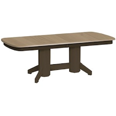 Double Pedestal Table