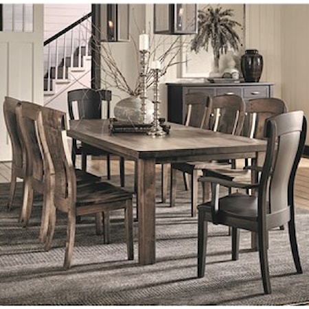 9 Piece Table and Chair Set