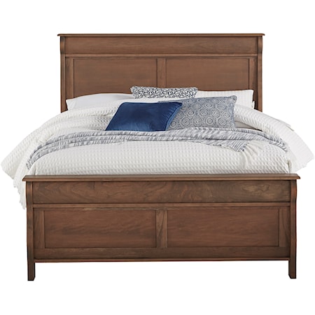 Customizable Solid Wood Queen-Size Bed