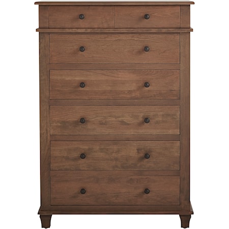 Customizable Solid Wood 7-Drawer Chest