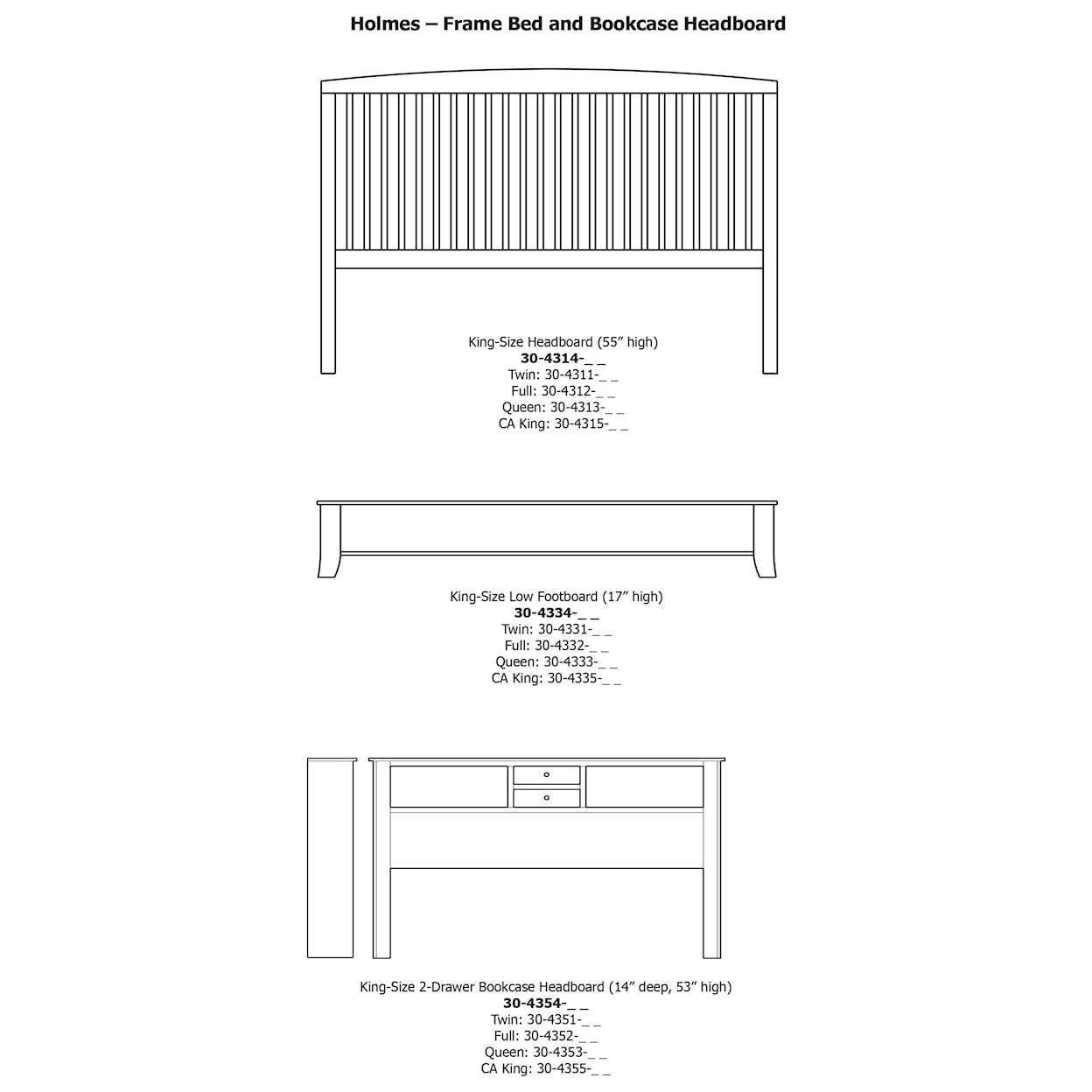 Daniels Amish Holmes Queen Pedestal Bed with 2 Footboard Drawers