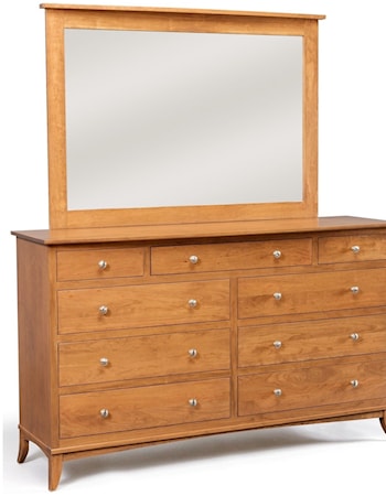 Dresser and Mirror Combo