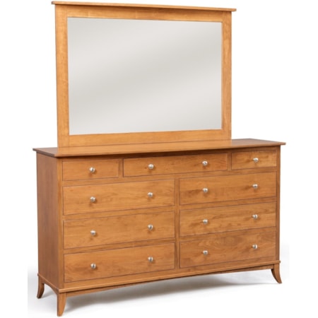 Dresser and Mirror Combo