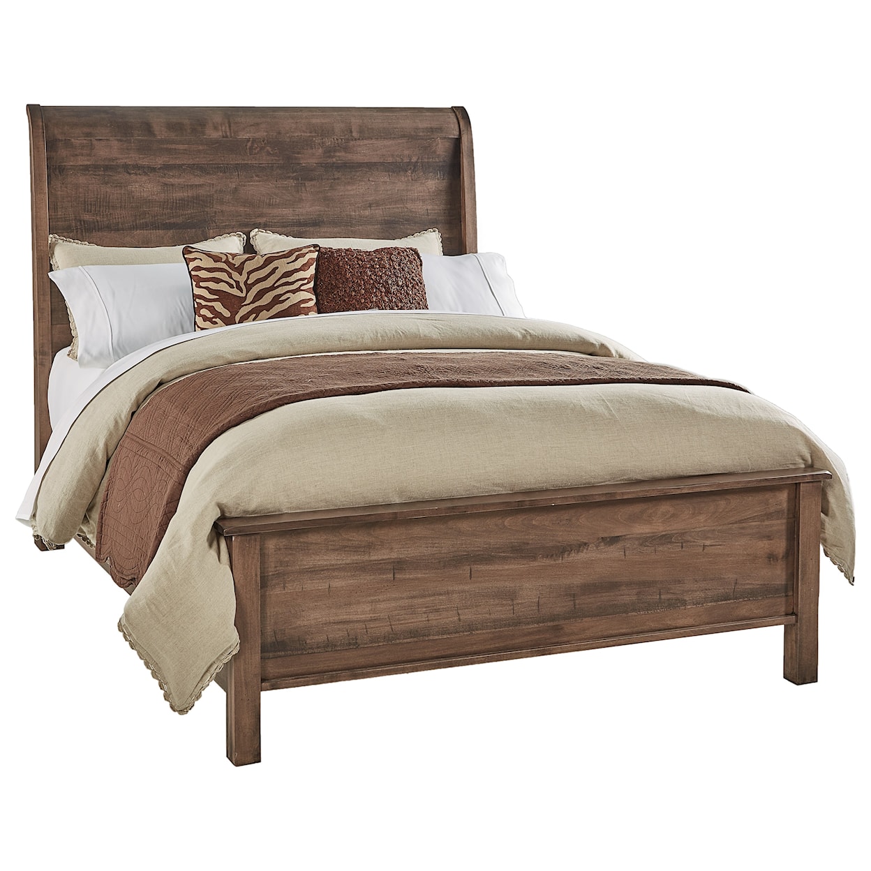 Daniels Amish Hudson California King Sleigh Frame Bed