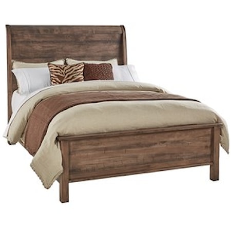 Queen Sleigh Frame Bed