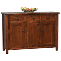 Westchester 3-Drawer Buffet with 3 Flush Mounted Doors