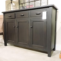 Westchester 3-Drawer Buffet with 3 Flush Mounted Doors