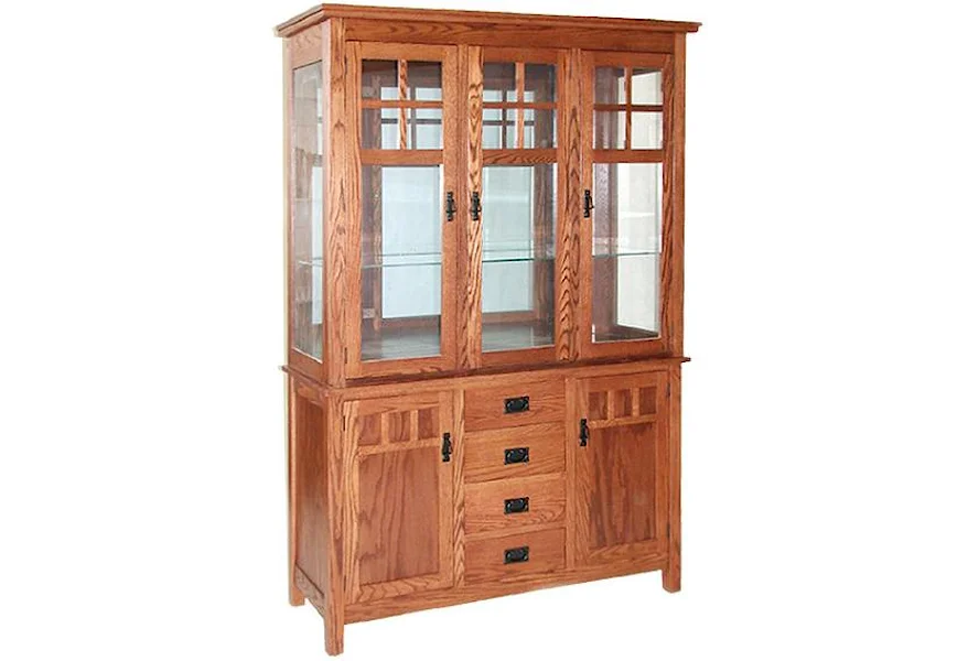 Hutch and Buffets Mission Hutch and Buffet by Daniel's Amish at VanDrie Home Furnishings
