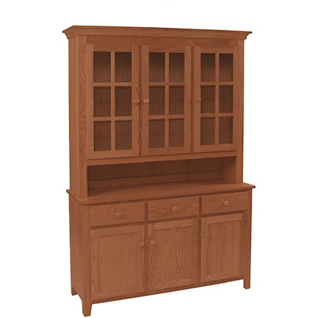 Shaker Deluxe Hutch & Buffet