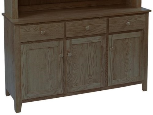 3-Door Deluxe Buffet with 3 Drawers