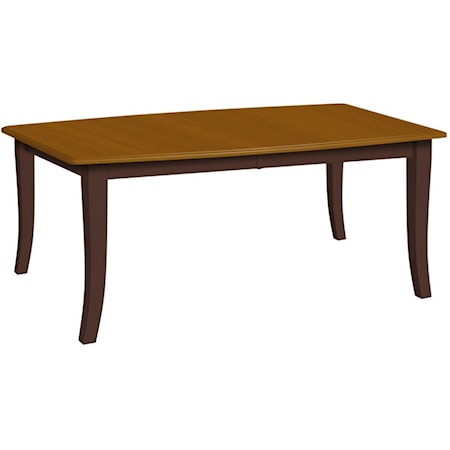 Solid Wood Dining Table with 12" Table Leaf