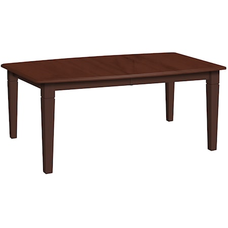 Solid Wood Dining Table with 12" Table Leaf