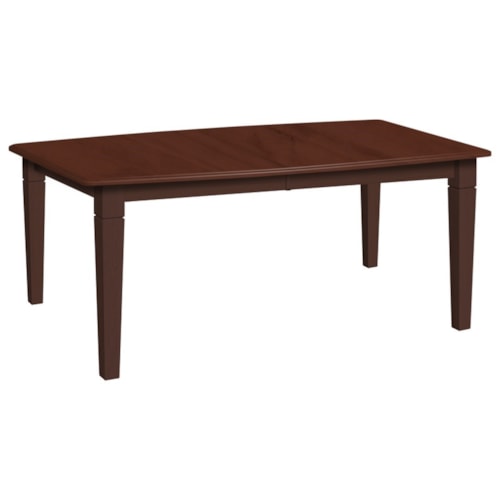 Solid Wood Dining Table with 12" Table Leaf