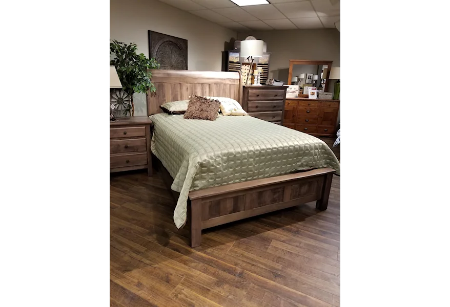 Lewiston Queen Sleigh Bed by Daniel's Amish at VanDrie Home Furnishings