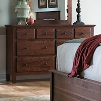 8-Drawer Dresser with Sturdy Block Feet