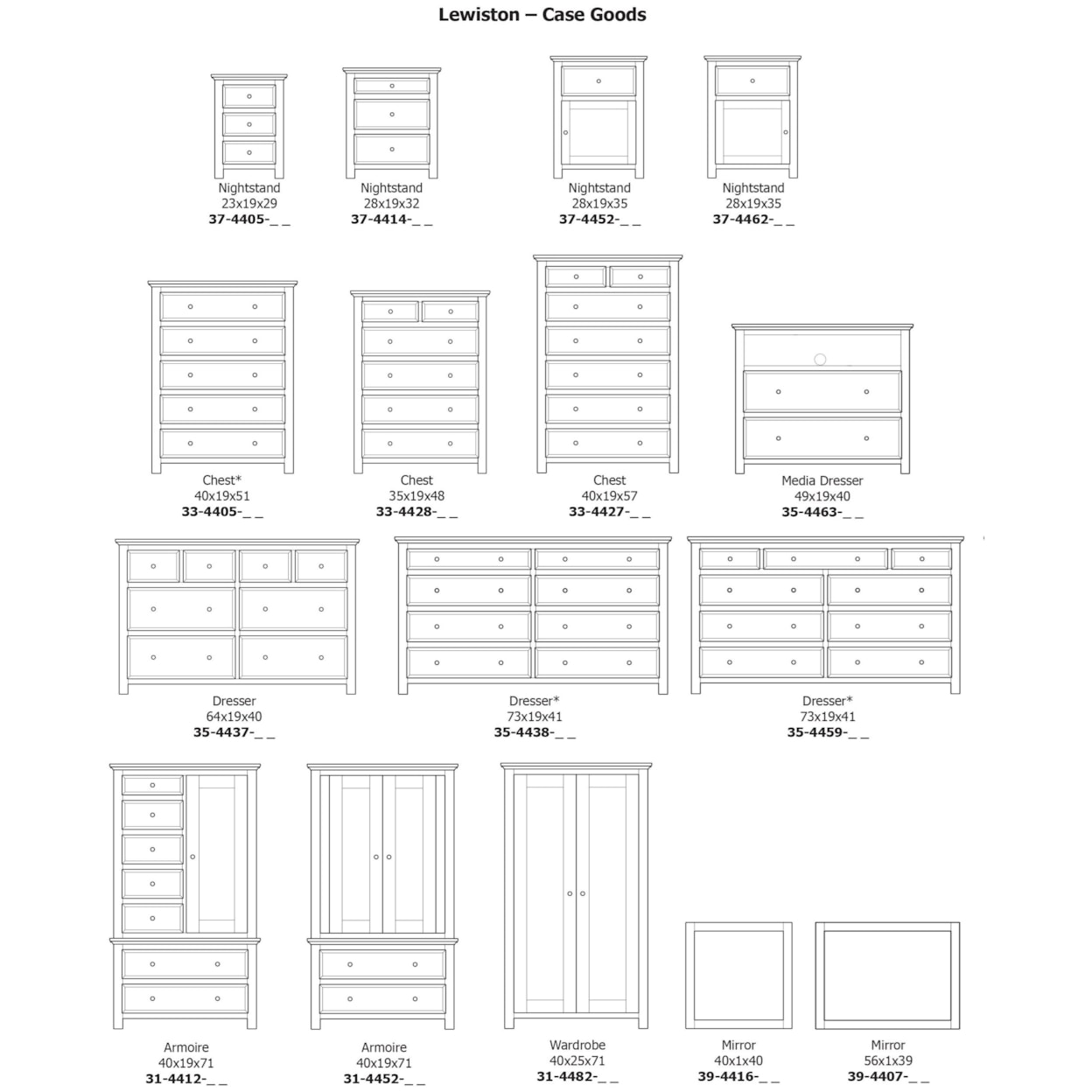 Daniel's Amish Lewiston Double Dresser