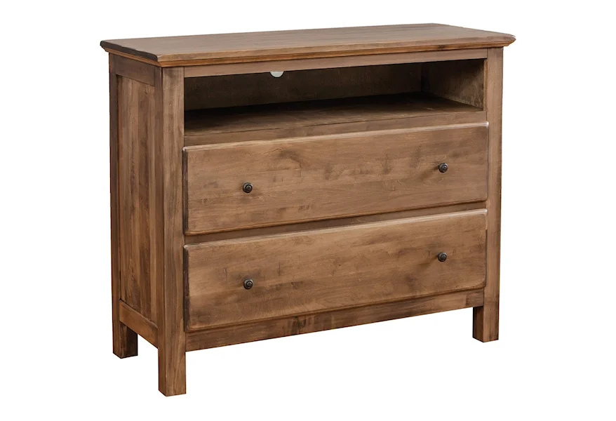 Lewiston Media Chest by Daniel's Amish at Belpre Furniture