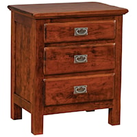 3-Drawer Nightstand