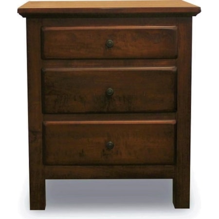 Lewiston 3-Drawer Nightstand