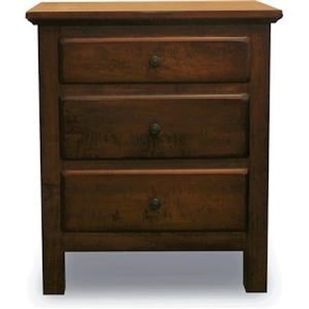 Lewiston 3-Drawer Nightstand