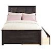 Daniel's Amish Manchester Twin Panel Bed with Trundle