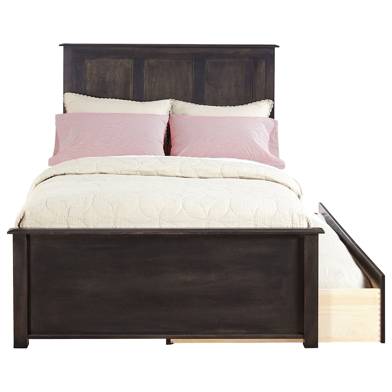 Daniel's Amish Manchester Full Panel Bed with Trundle