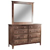 Daniel's Amish Mapleton 8-Drawer Dresser & Mirror Set