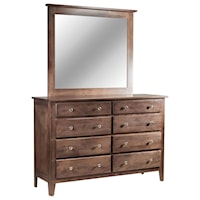 8-Drawer Dresser & Mirror Set