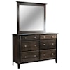 Daniels Amish Mapleton 6-Drawer Dresser & Mirror Set
