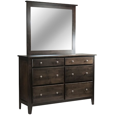 6-Drawer Dresser & Mirror Set