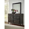 Daniel's Amish Mapleton 6-Drawer Dresser & Mirror Set