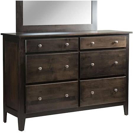 6-Drawer Double Dresser