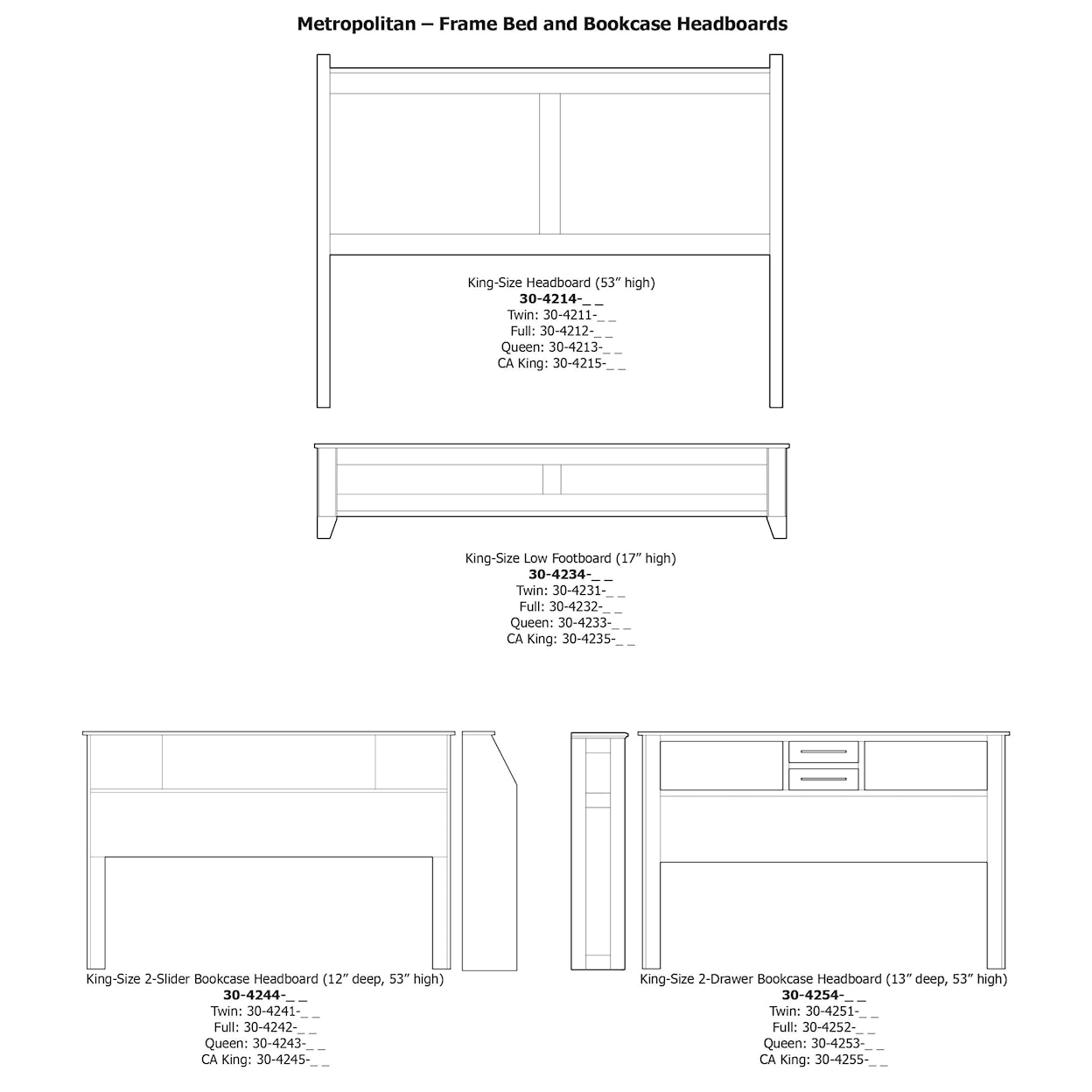 Daniel's Amish Metropolitan Queen Pedestal Bed