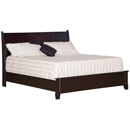 King Bed with Low Footboard