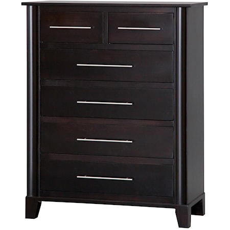 6-Drawer Contemporary Chest 